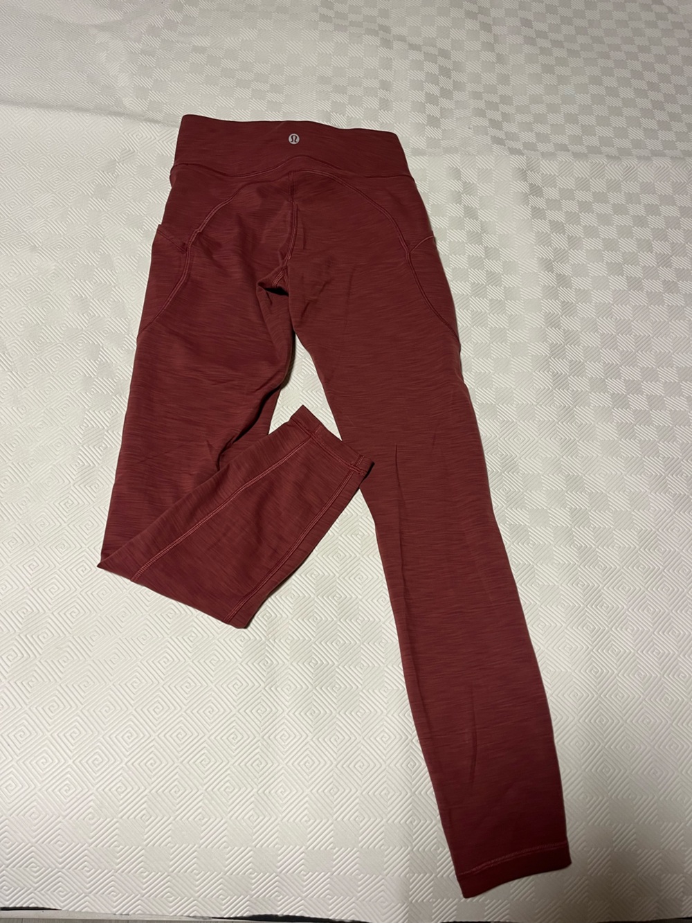 lululemon athletica Burgundy High-Rise Leggings
